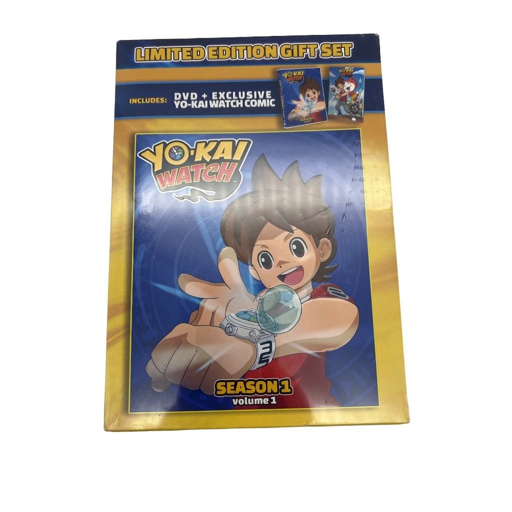 Yo-Kai Watch Season 1 Volume 1 DVD Limited Edition Gift Set w/ Exclusive Comic